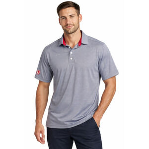 Chick-fil-A Oobe Team Style Polo Shirt Mens XL Blue White Striped with Nametag